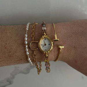 Beautiful Gold and Jewelled Vintage Ladies Watch